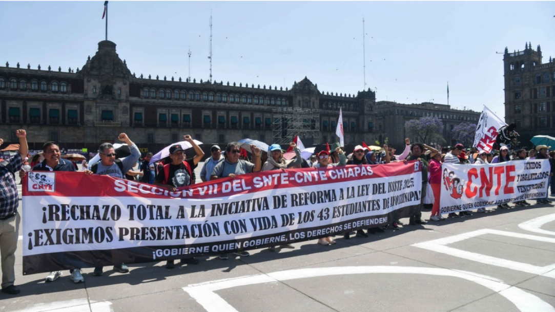 CNTE anuncia paro a nivel nacional desde el Día del Maestro