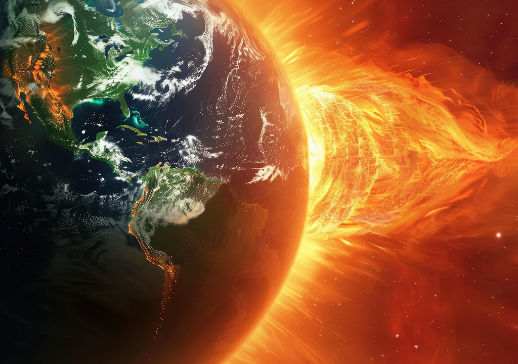 El CO₂ adelgaza la atmósfera superior y amplifica el impacto de las tormentas solares