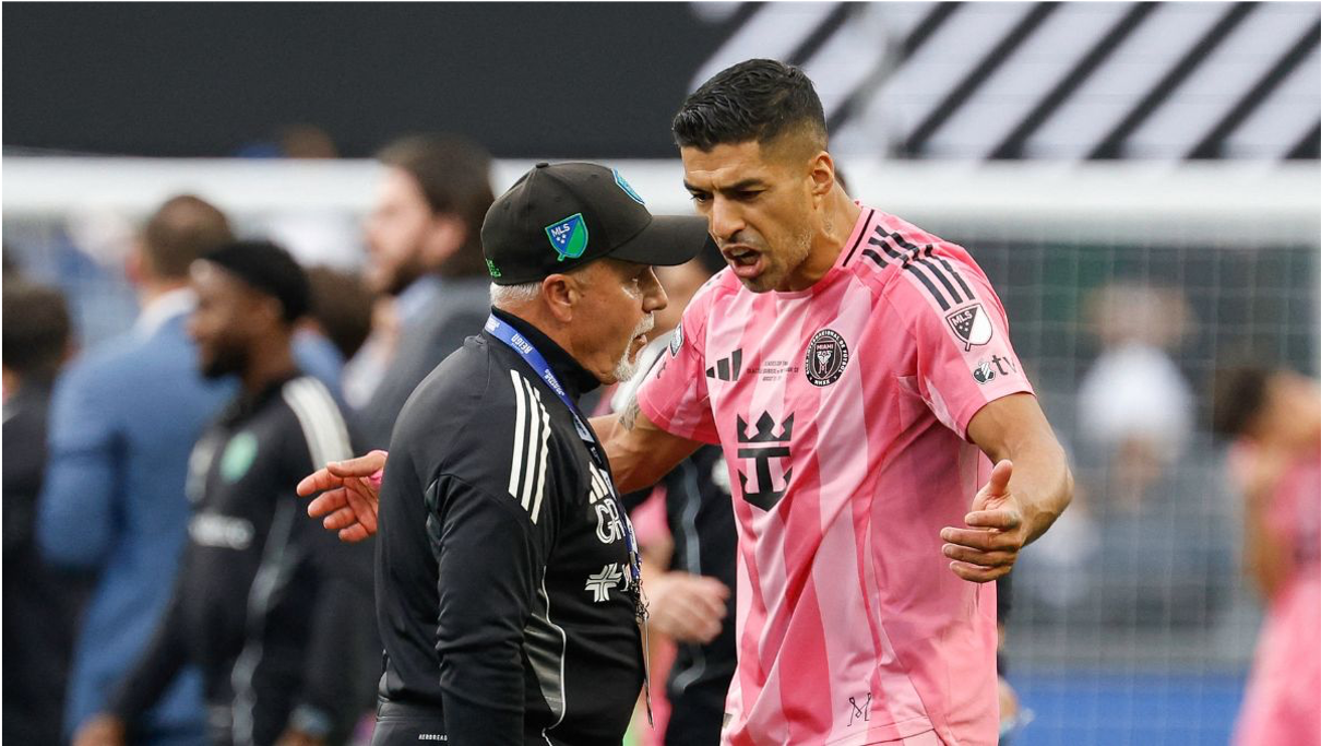 Luis Suárez sancionado por la MLS tras escupir a miembro del Seattle Sounders en Leagues Cup