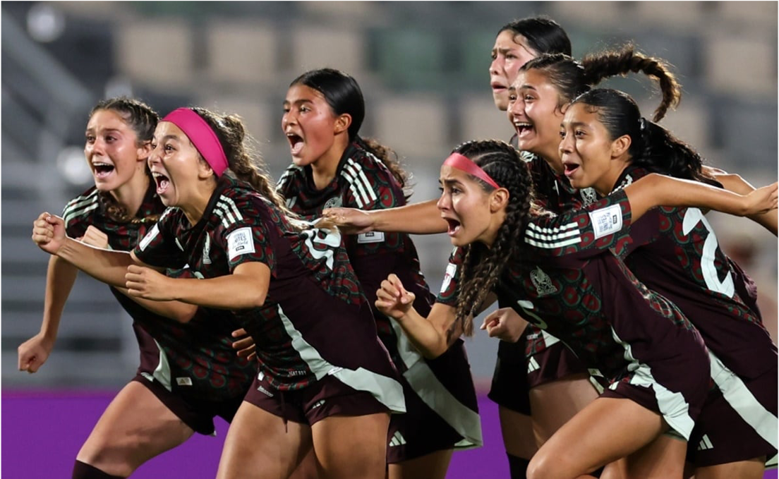 ¡México Sub-17 hace historia! El Tri elimina a Italia y avanza a semifinales del Mundial Femenil